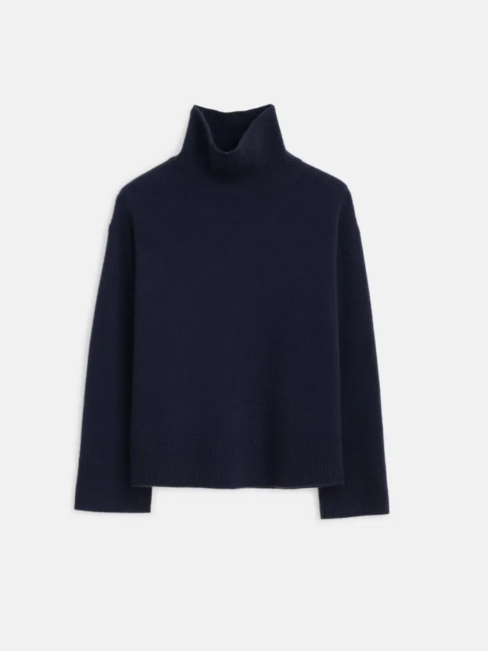 Alex Mill Sweaters Women Cecile Turtleneck In Cashmere Navy
