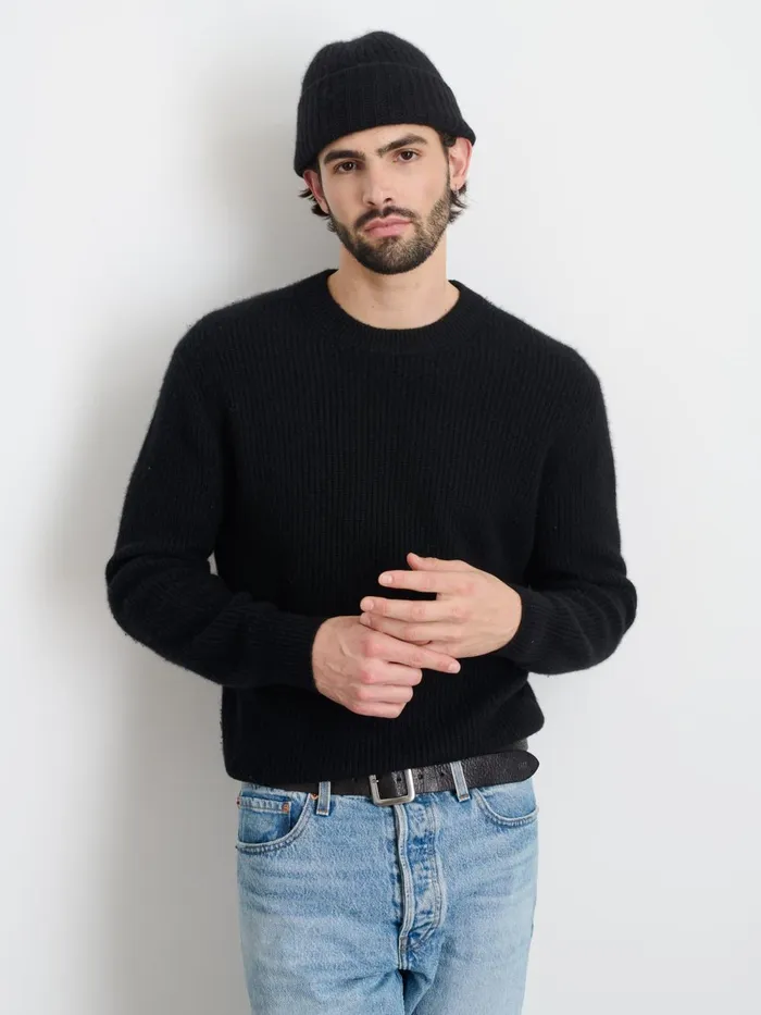 Alex Mill Sweaters Women Jordan Sweater In Washed Cashmere Black