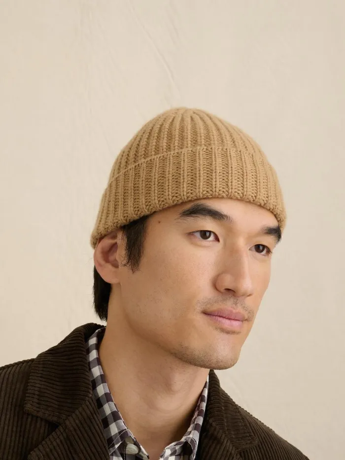 Alex Mill Women Cashmere Beanie Light Camel