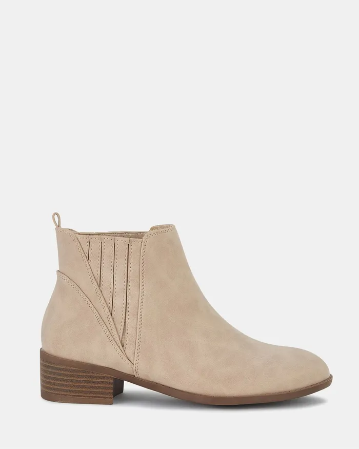 Ankle Boots DILLION TAUPE Flat Boots 8211 NOVO Shoes Women
