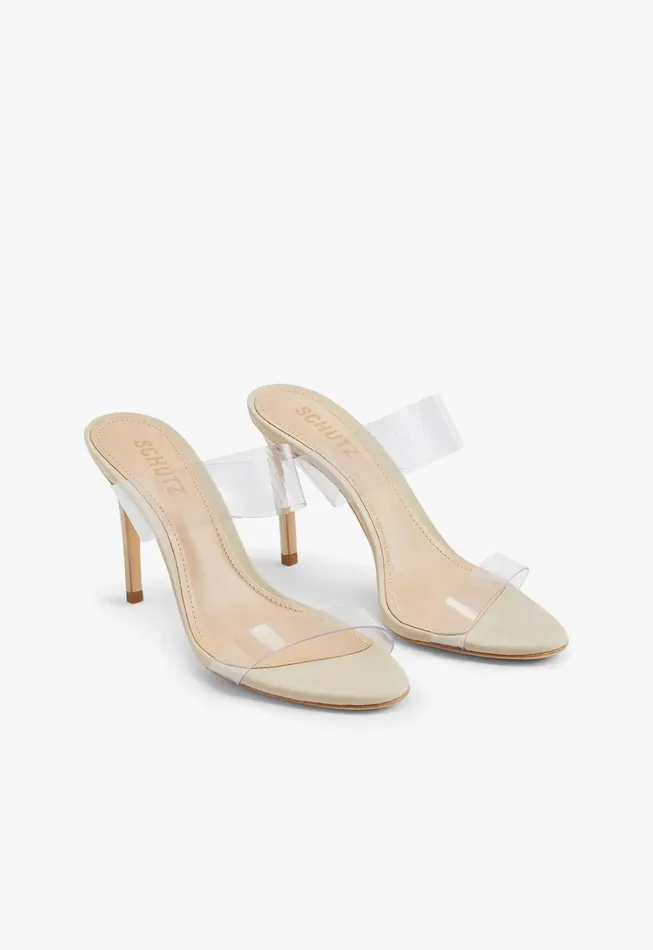 Ariella Sandal Oyster Women Schutz Shoes Mules Ariella Sandal Oyster Women Schutz Shoes Mules