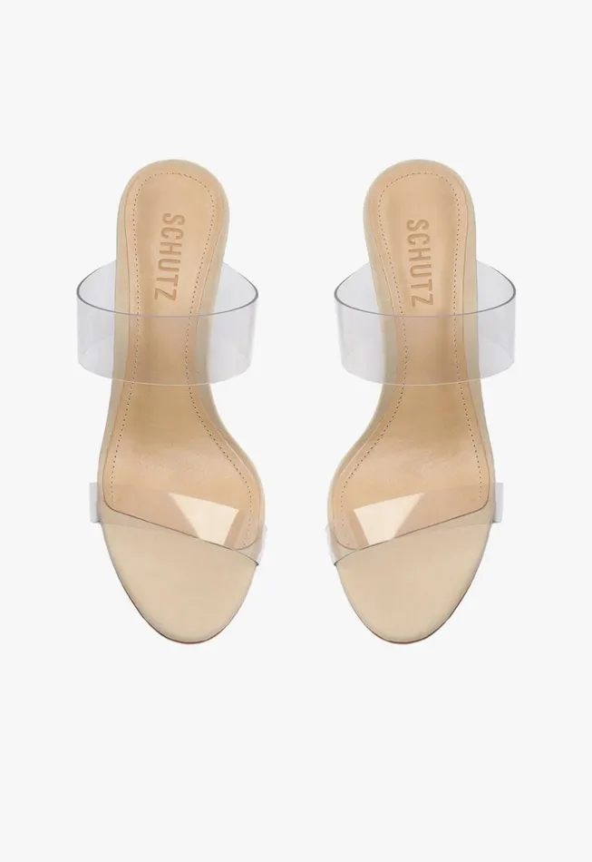 Ariella Sandal Oyster Women Schutz Shoes Mules Ariella Sandal Oyster Women Schutz Shoes Mules