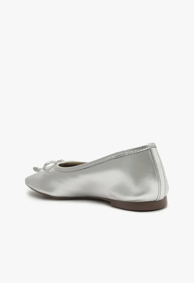 Arissa Silver Women Schutz Shoes Ballerinas