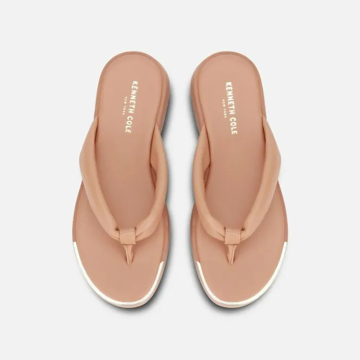 Athens Flatform Thong Sandal Peach Women Kenneth Cole Sandals