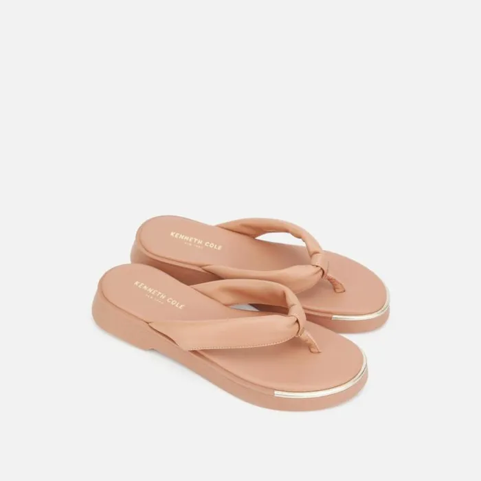 Athens Flatform Thong Sandal Peach Women Kenneth Cole Sandals