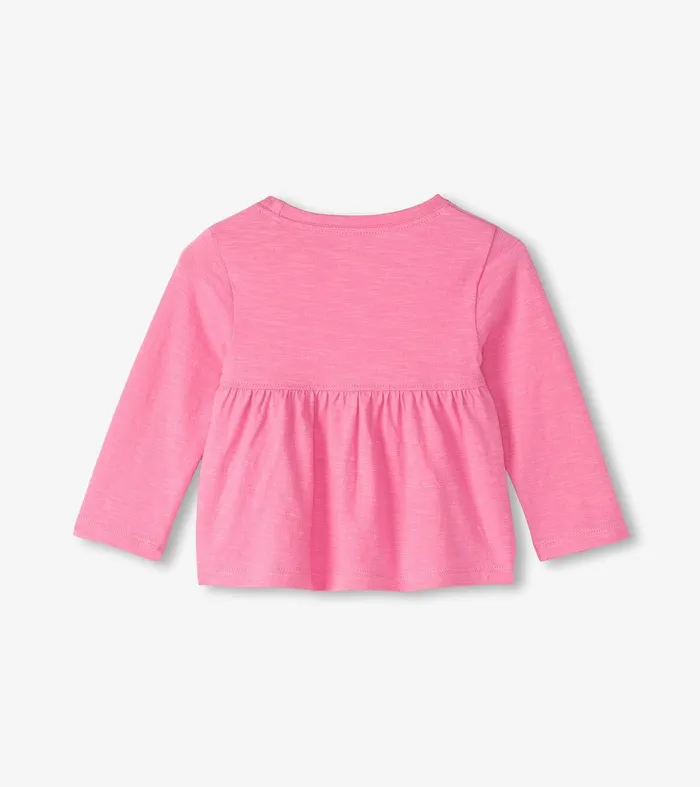 Baby and Toddler Girls Happy Hearts Long Sleeve TShirt Hatley