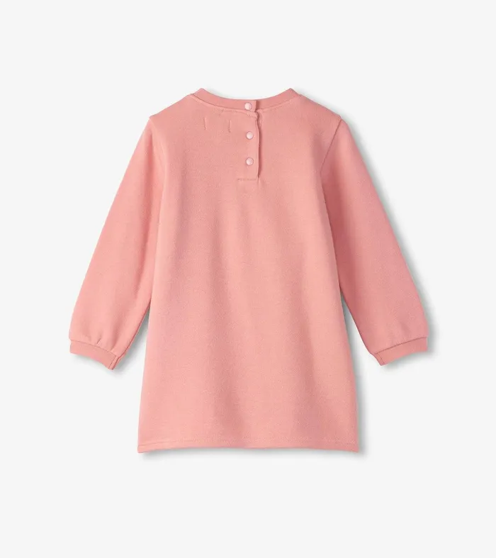 Baby and Toddler Girls Rose Elegance Cozy Dress Hatley