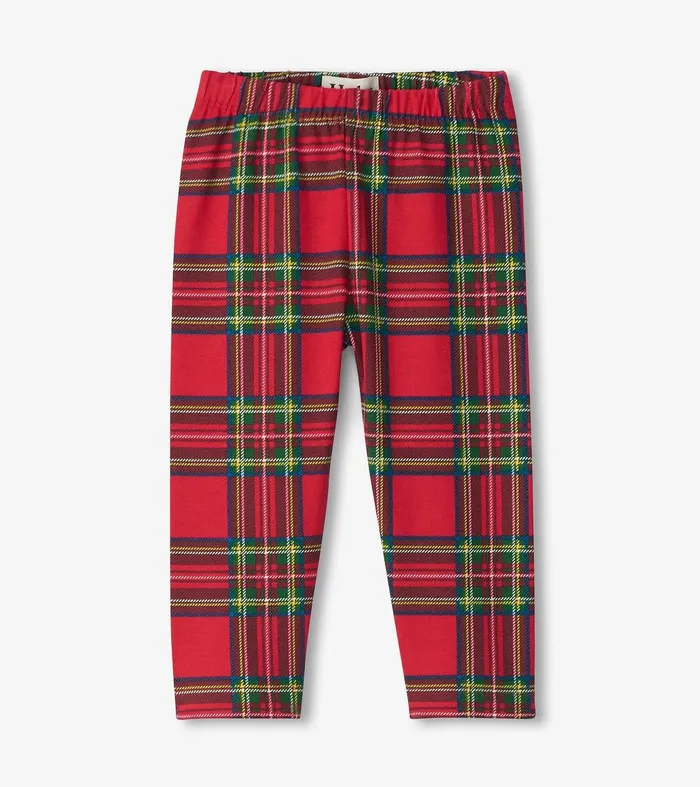 Baby and Toddler Red Plaid Classic Leggings Hatley