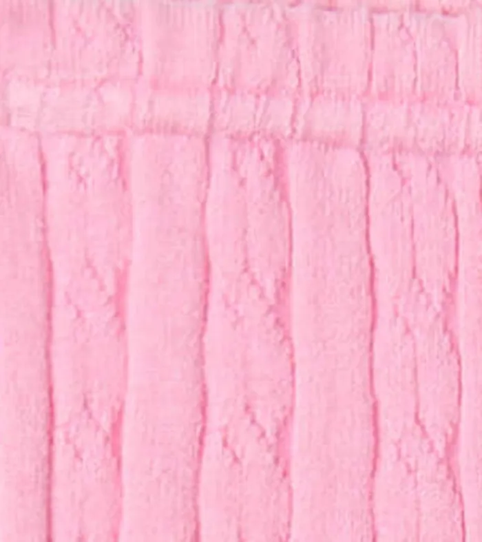 Baby Pink Cable Knit Leggings Hatley