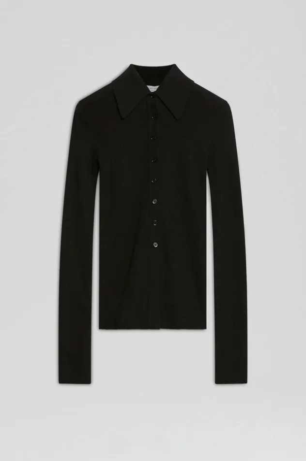 Babywool Women Scanlan Theodore BABYWOOL CARDIGAN Black All Babywool Women Scanlan Theodore BABYWOOL CARDIGAN Black All
