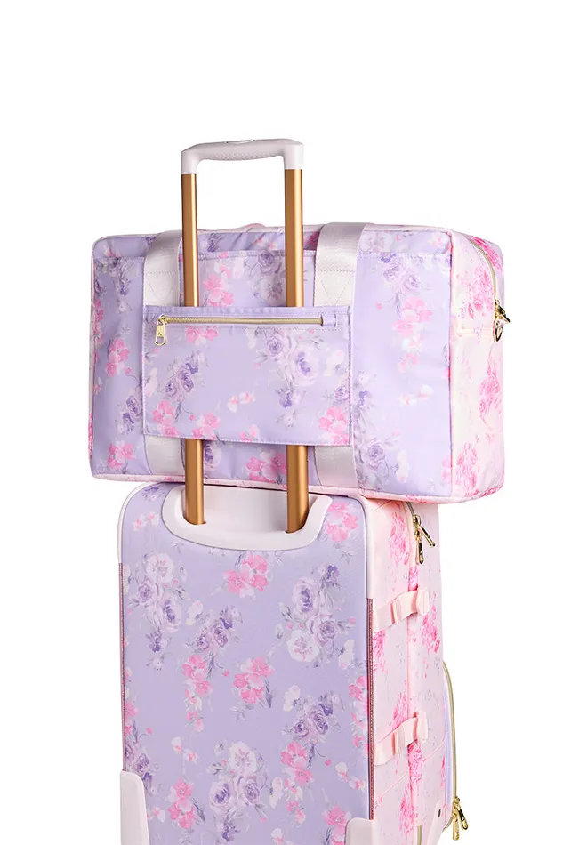 Bags and Travel Women LoveShackFancy State Wellington Weekender Happy Thoughts