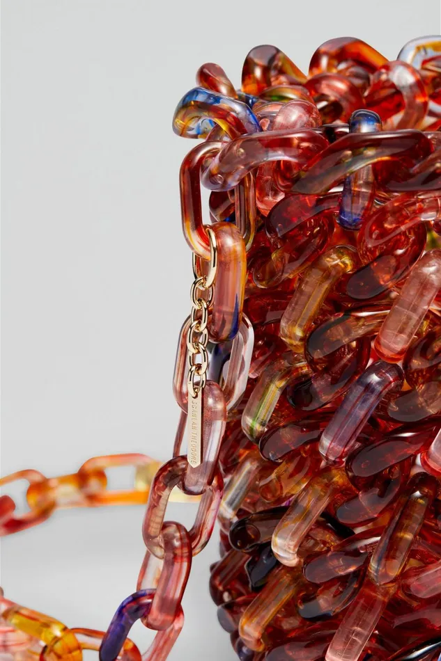 Bags Women Scanlan Theodore RESIN CROSSBODY BASKET Spice Bags Women Scanlan Theodore RESIN CROSSBODY BASKET Spice