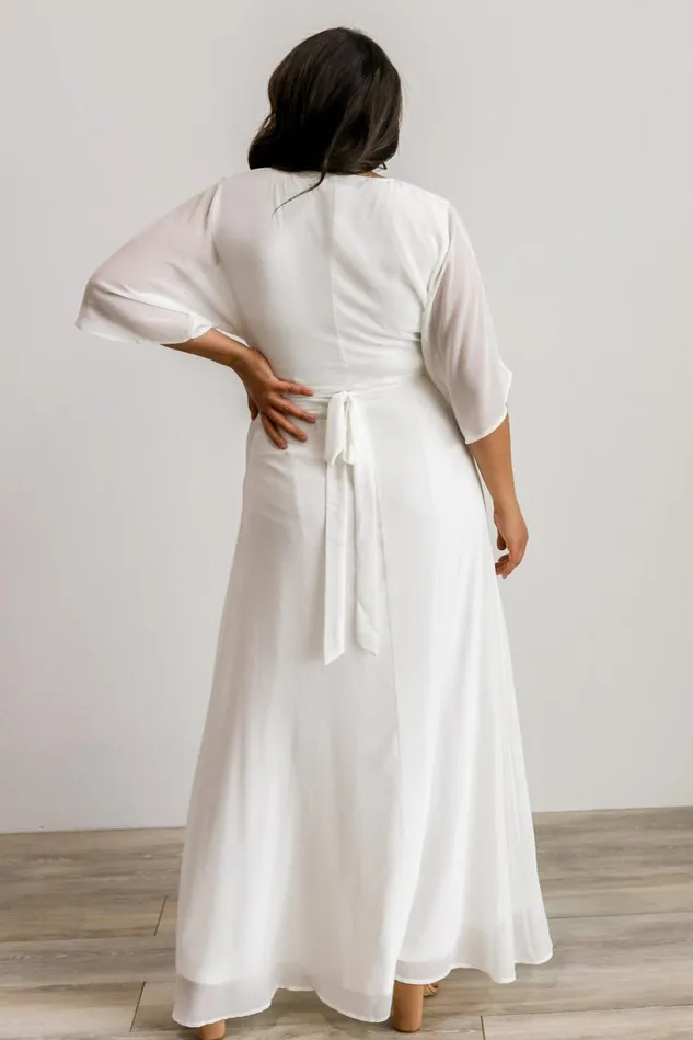Baltic Born Bridal Women Lilly Wrap Maxi Dress Off White Baltic Born Bridal Women Lilly Wrap Maxi Dress Off White