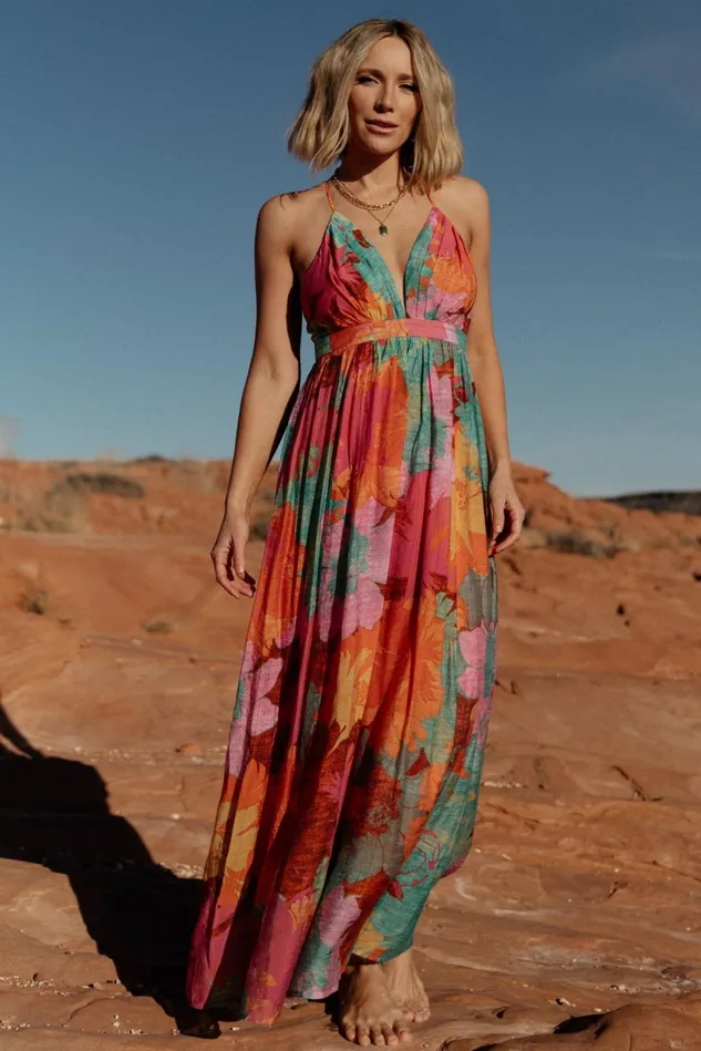 Baltic Born Cover Ups Women Miramar Maxi Dress Multi Print