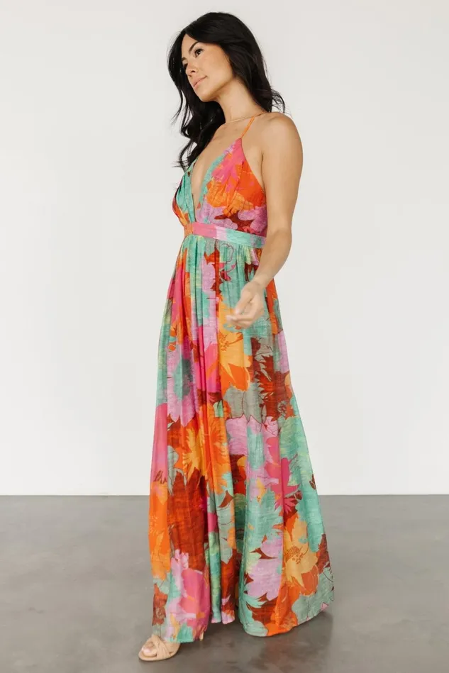 Baltic Born Cover Ups Women Miramar Maxi Dress Multi Print
