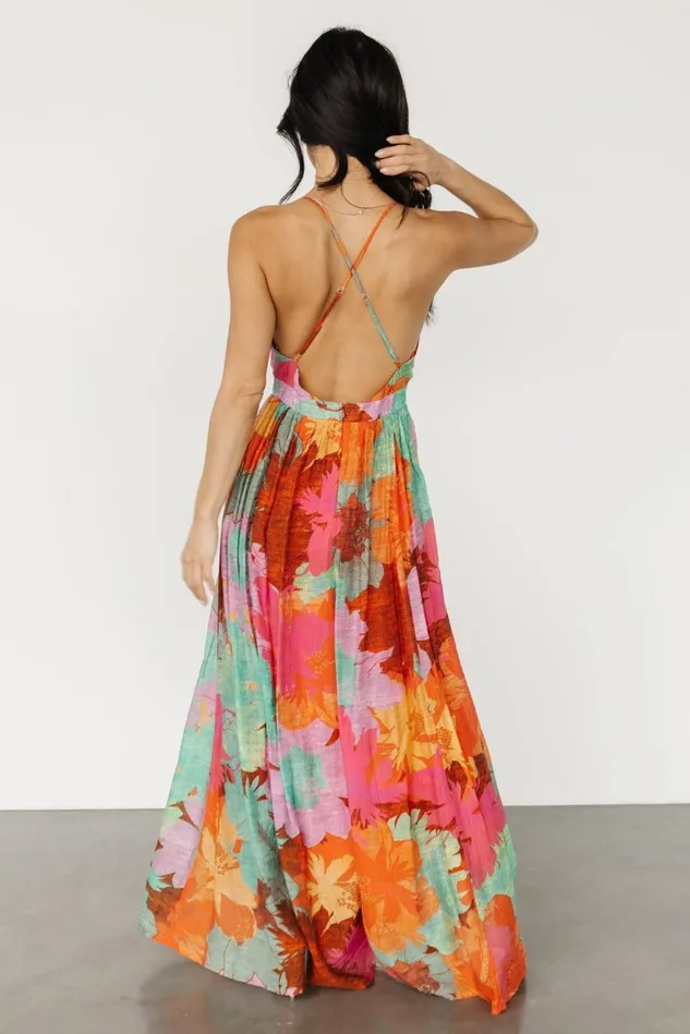 Baltic Born Cover Ups Women Miramar Maxi Dress Multi Print