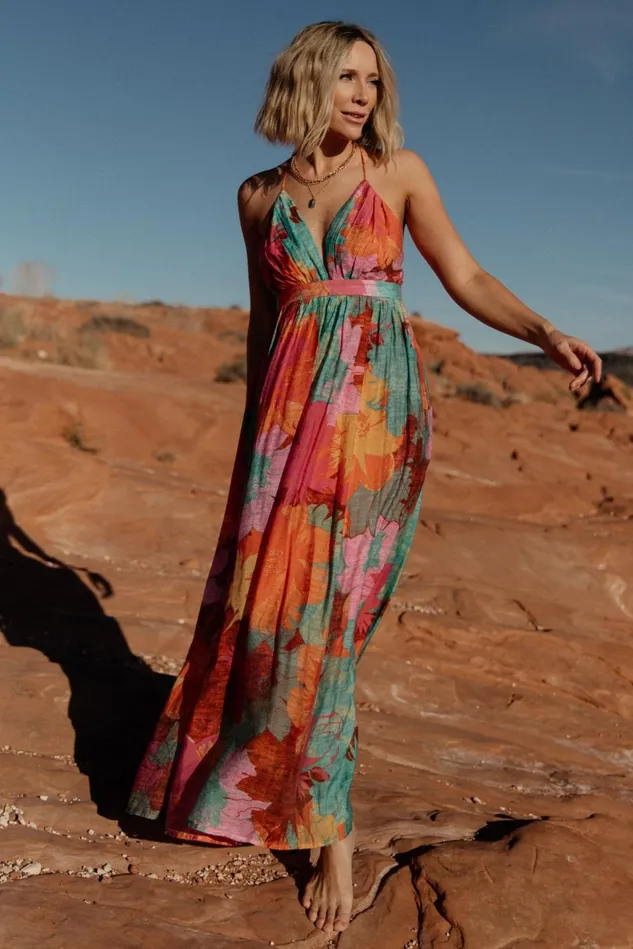 Baltic Born Cover Ups Women Miramar Maxi Dress Multi Print