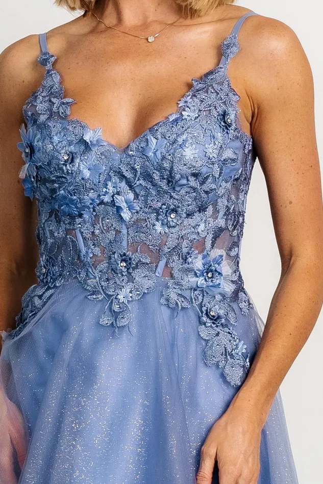 Baltic Born Embellished Sequin Women Noelle Shimmer Midi Dress Slate Blue Baltic Born Embellished Sequin Women Noelle Shimmer Midi Dress Slate Blue