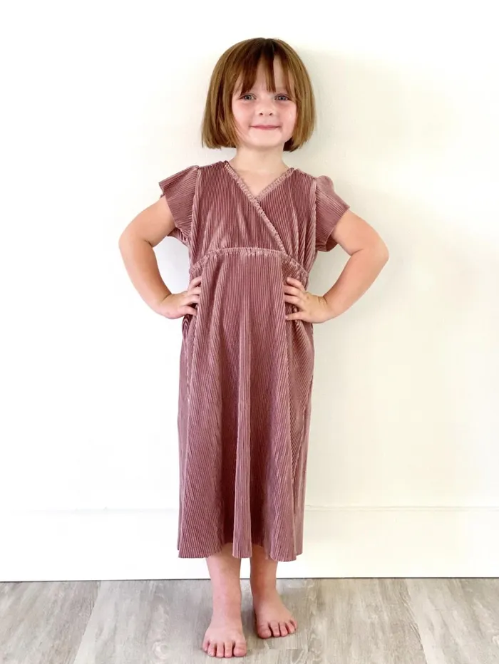 Baltic Born Flower Girl Women Toddler Athena Pleated Midi Dress Rose Baltic Born Flower Girl Women Toddler Athena Pleated Midi Dress Rose