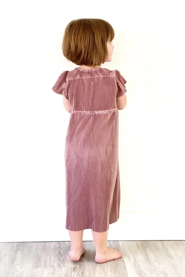 Baltic Born Flower Girl Women Toddler Athena Pleated Midi Dress Rose Baltic Born Flower Girl Women Toddler Athena Pleated Midi Dress Rose