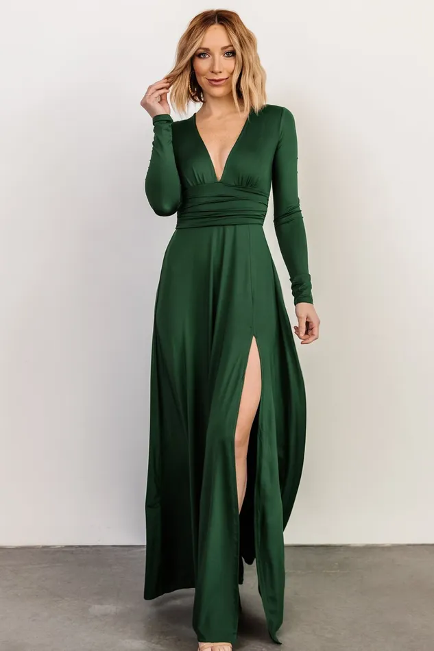 Baltic Born Maxi Dresses Women Arianna Maxi Dress Hunter Green