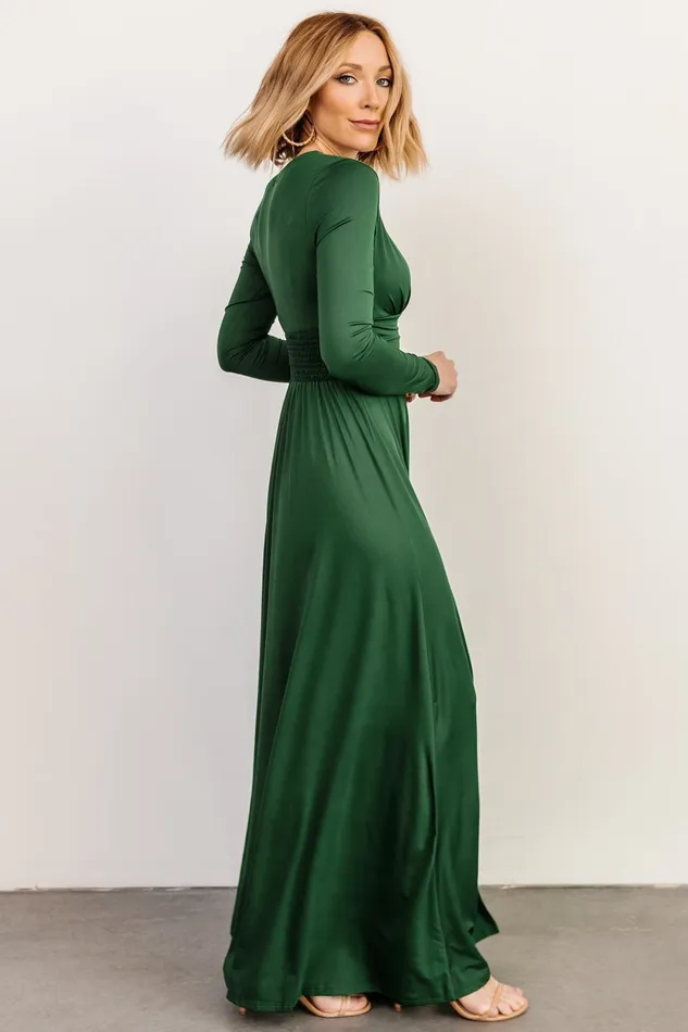 Baltic Born Maxi Dresses Women Arianna Maxi Dress Hunter Green