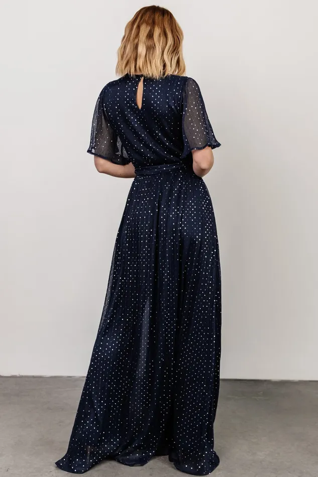 Baltic Born Mother Of The Bride Women Grace Sparkle Gown Navy
