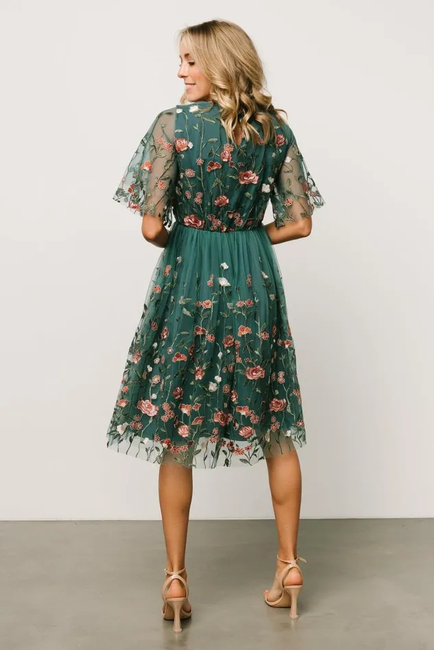 Baltic Born Short Dresses Women Duchess Tulle Dress Jade Garden Baltic Born Short Dresses Women Duchess Tulle Dress Jade Garden