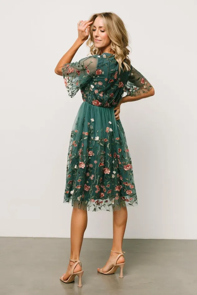 Baltic Born Short Dresses Women Duchess Tulle Dress Jade Garden Baltic Born Short Dresses Women Duchess Tulle Dress Jade Garden