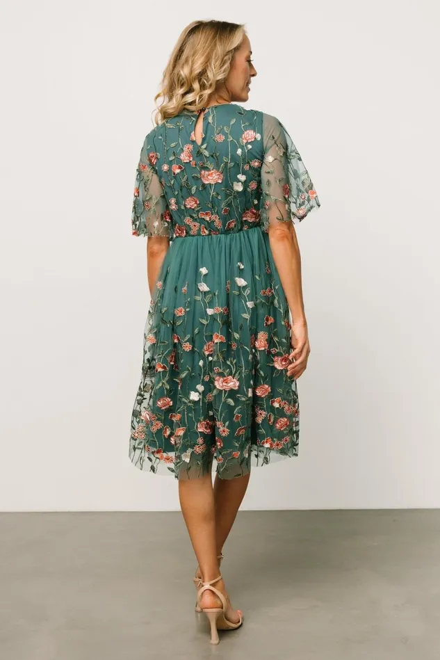 Baltic Born Short Dresses Women Duchess Tulle Dress Jade Garden Baltic Born Short Dresses Women Duchess Tulle Dress Jade Garden