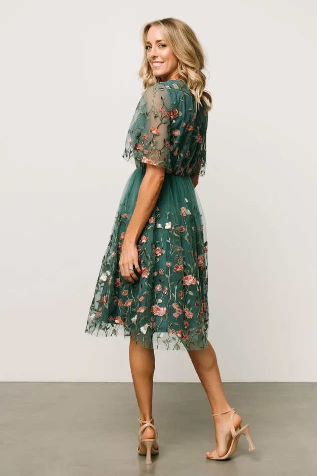 Baltic Born Short Dresses Women Duchess Tulle Dress Jade Garden Baltic Born Short Dresses Women Duchess Tulle Dress Jade Garden