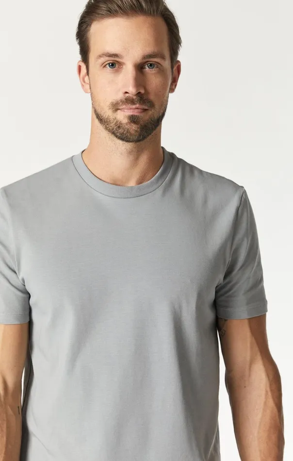 Basic Crew Neck TShirt In Monument Men Mavi Jeans TShirts Basic Crew Neck TShirt In Monument Men Mavi Jeans TShirts