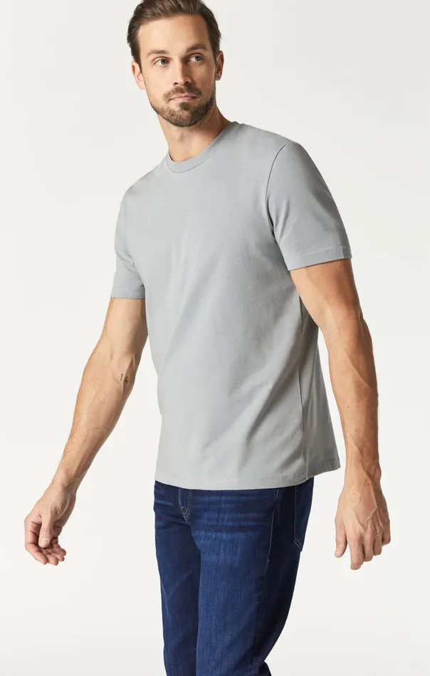 Basic Crew Neck TShirt In Monument Men Mavi Jeans TShirts Basic Crew Neck TShirt In Monument Men Mavi Jeans TShirts