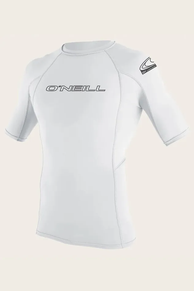 BASIC SKINS 50 SS RASH GUARD White Men O039NEILL Men039S Wetsuits