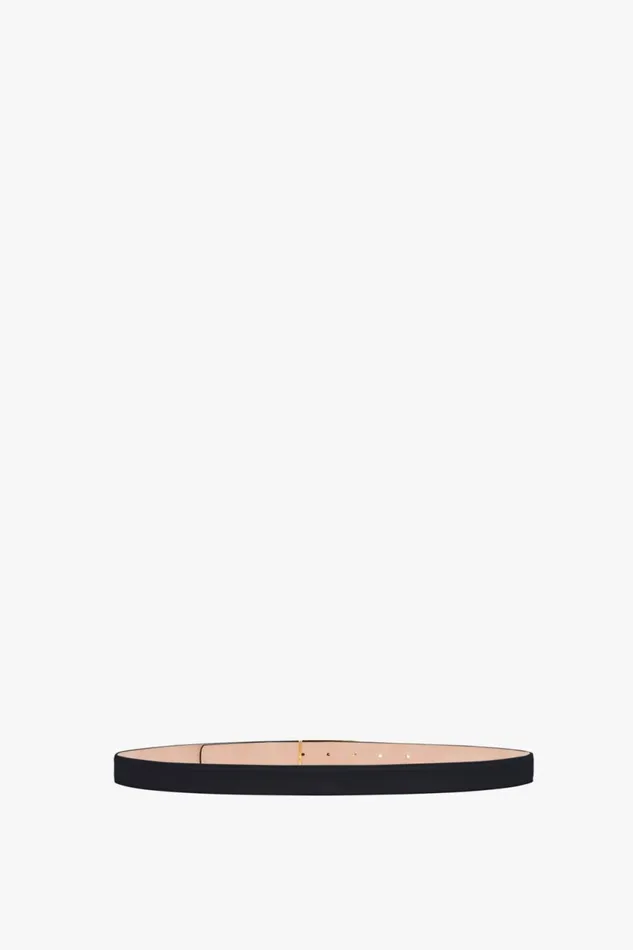 Belts Women Victoria Beckham Exclusive Frame Belt In Midnight Navy Leather Belts Women Victoria Beckham Exclusive Frame Belt In Midnight Navy Leather