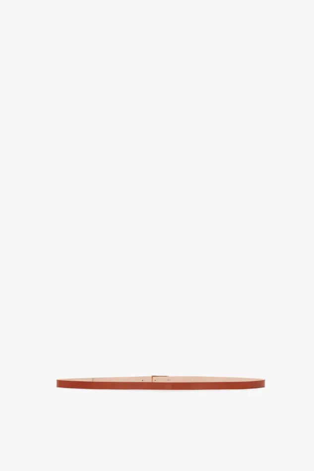 Belts Women Victoria Beckham Exclusive Micro Frame Belt In Tan Leather