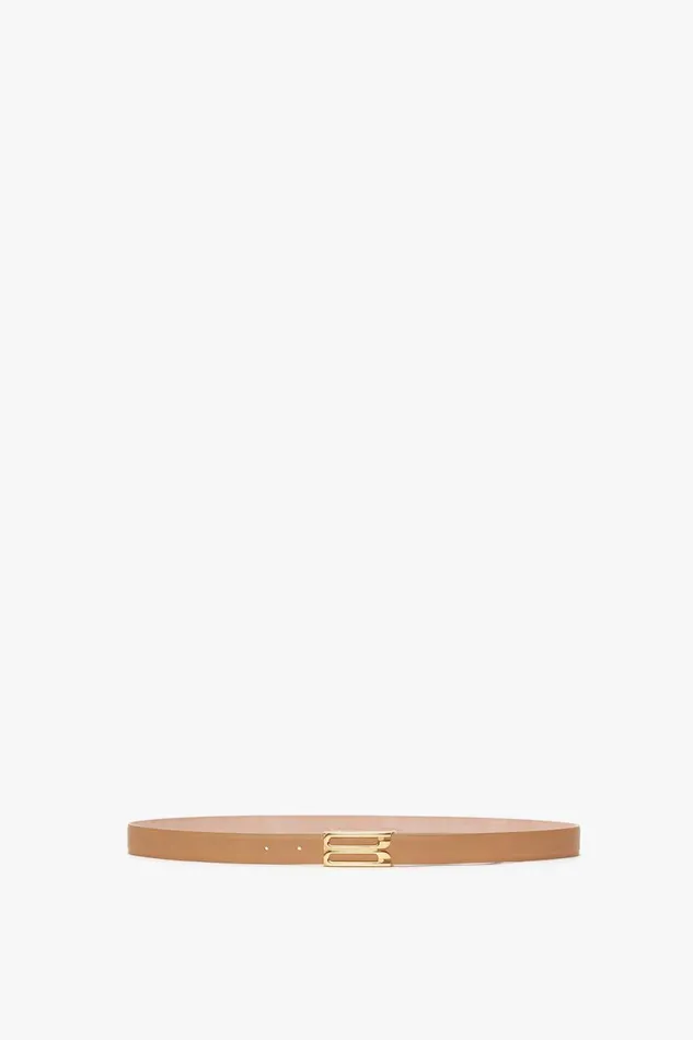 Belts Women Victoria Beckham Frame Belt In Camel Leather