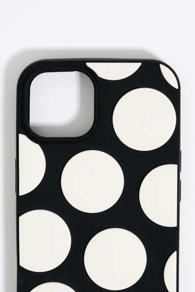 Black Dots Silicone IPhone 13 Case Black Women Bimba Y Lola Phone Cases Black Dots Silicone IPhone 13 Case Black Women Bimba Y Lola Phone Cases