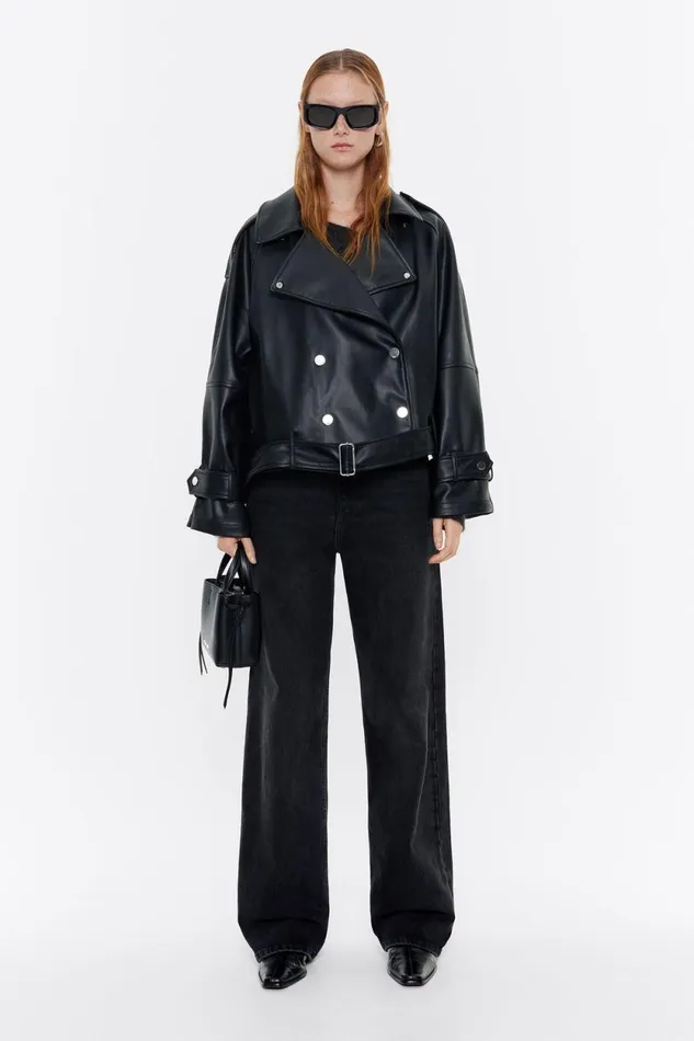 Black Doublebreasted Jacket Black Women Bimba Y Lola Jackets And Blazers Black Doublebreasted Jacket Black Women Bimba Y Lola Jackets And Blazers