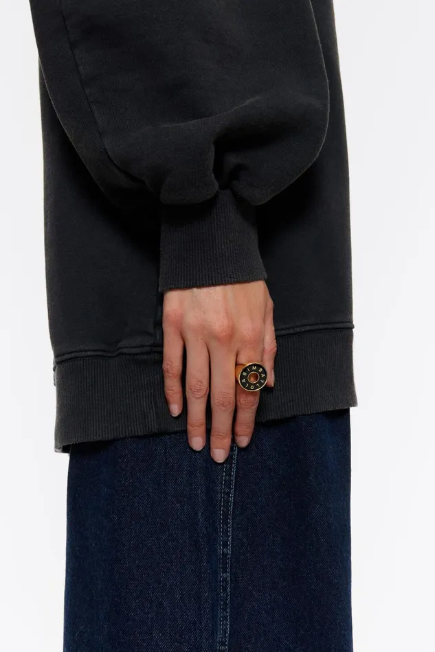 Black Logo Ring Black Women Bimba Y Lola Jewelry Black Logo Ring Black Women Bimba Y Lola Jewelry