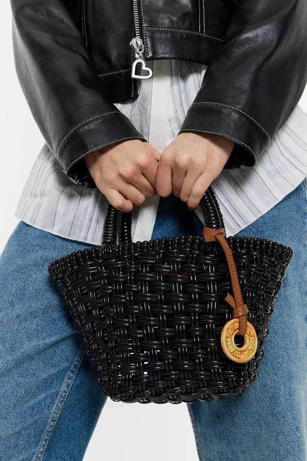 Black Plaited Shopper Bag Black Women Bimba Y Lola Crossbody Bags Black Plaited Shopper Bag Black Women Bimba Y Lola Crossbody Bags