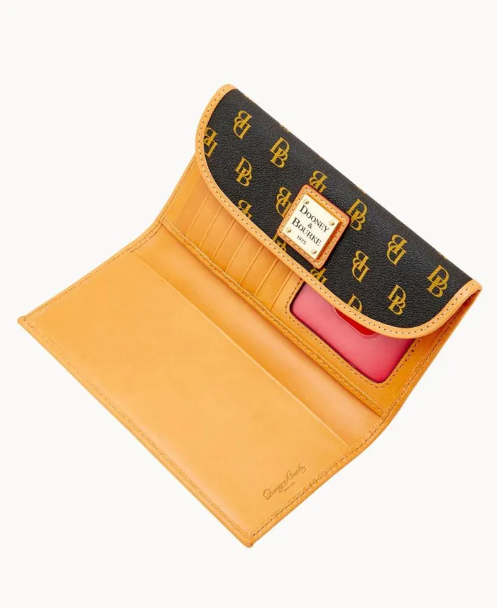 Blakely Continental Clutch Brown Tmoro ManWoman Dooney and Bourke Wallets Blakely Continental Clutch Brown Tmoro ManWoman Dooney and Bourke Wallets