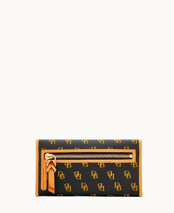 Blakely Continental Clutch Brown Tmoro ManWoman Dooney and Bourke Wallets Blakely Continental Clutch Brown Tmoro ManWoman Dooney and Bourke Wallets