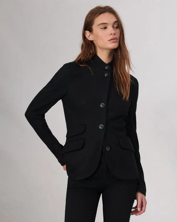 Blazers and Vests Women Rag and Bone Slade Wool Blazer Black