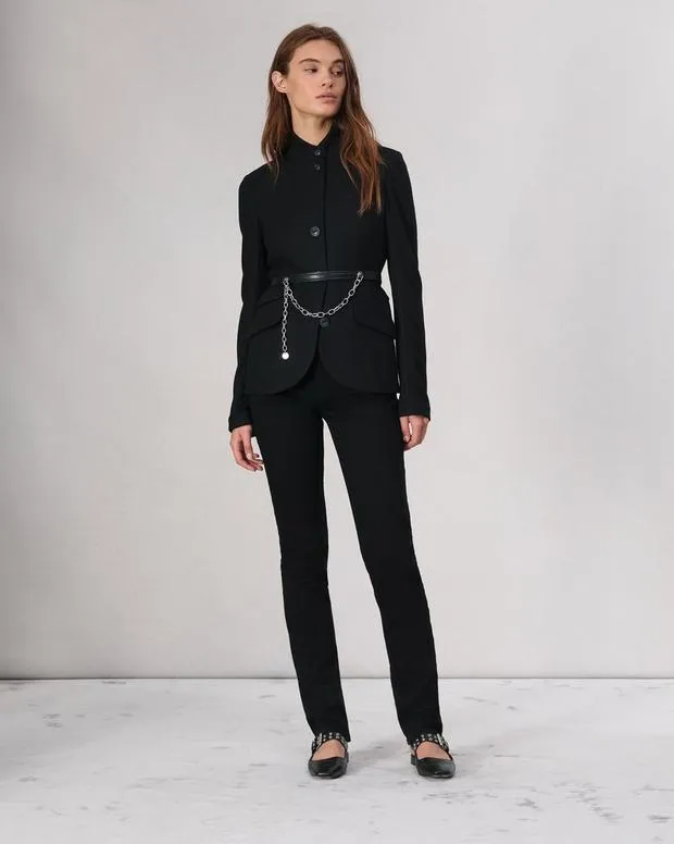 Blazers and Vests Women Rag and Bone Slade Wool Blazer Black