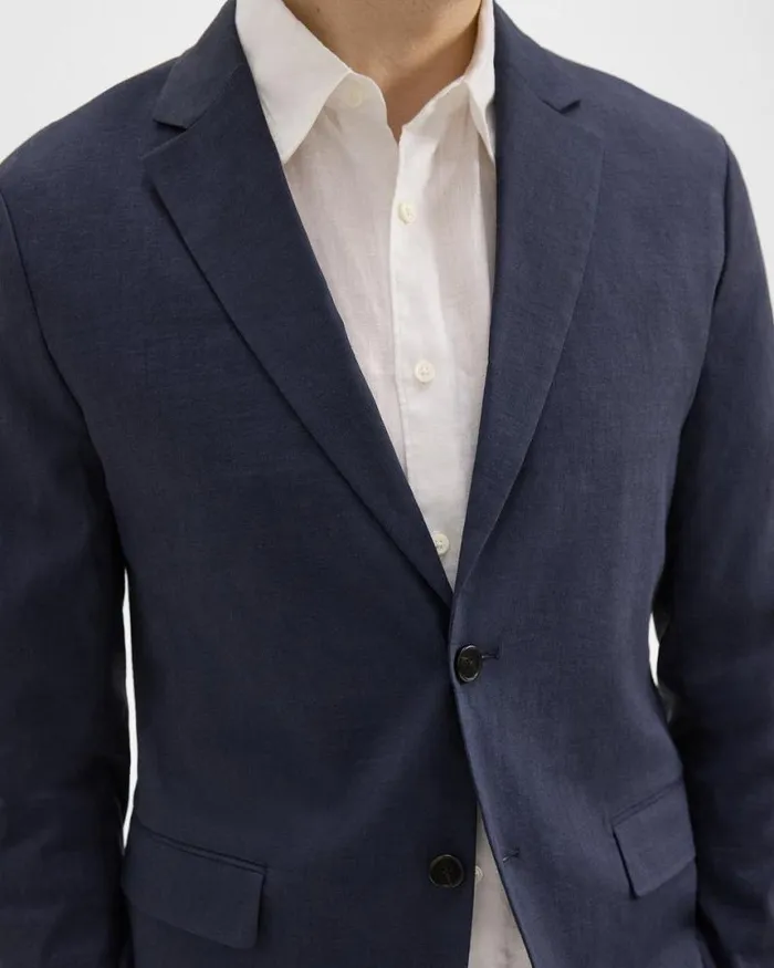 Blazers Jackets Men Theory Clinton Blazer In Good Linen Space