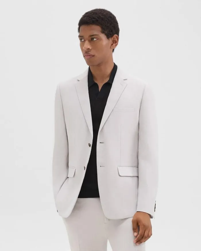 Blazers Jackets Men Theory Morton Slim Blazer In LinenViscose Limestone Blazers Jackets Men Theory Morton Slim Blazer In LinenViscose Limestone