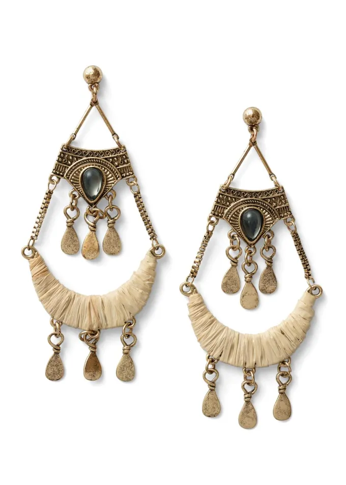 BOHO CHANDELIER EARRINGS Gold Women VENUS Earrings