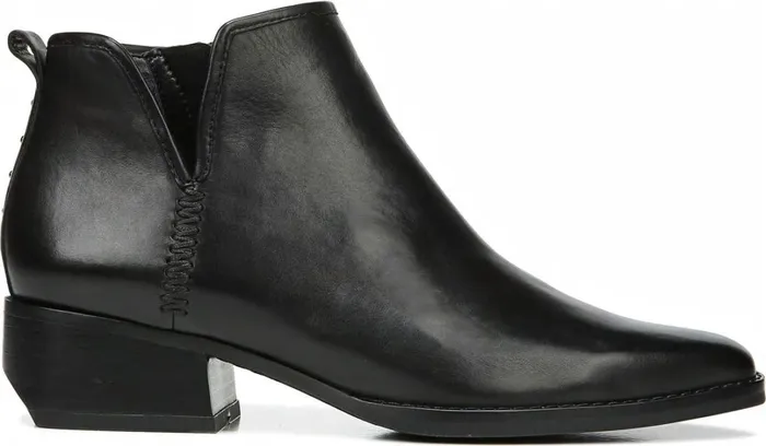 Booties Women Franco Sarto Sarto Asti Ankle Boot Black Leather