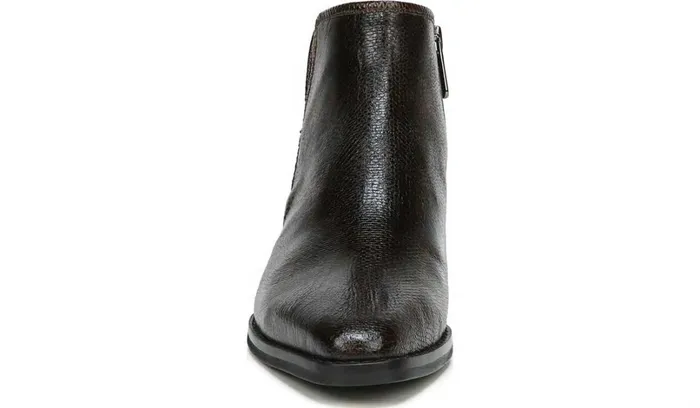 Booties Women Franco Sarto Sarto Asti Ankle Boot Espresso Snake Print Leather